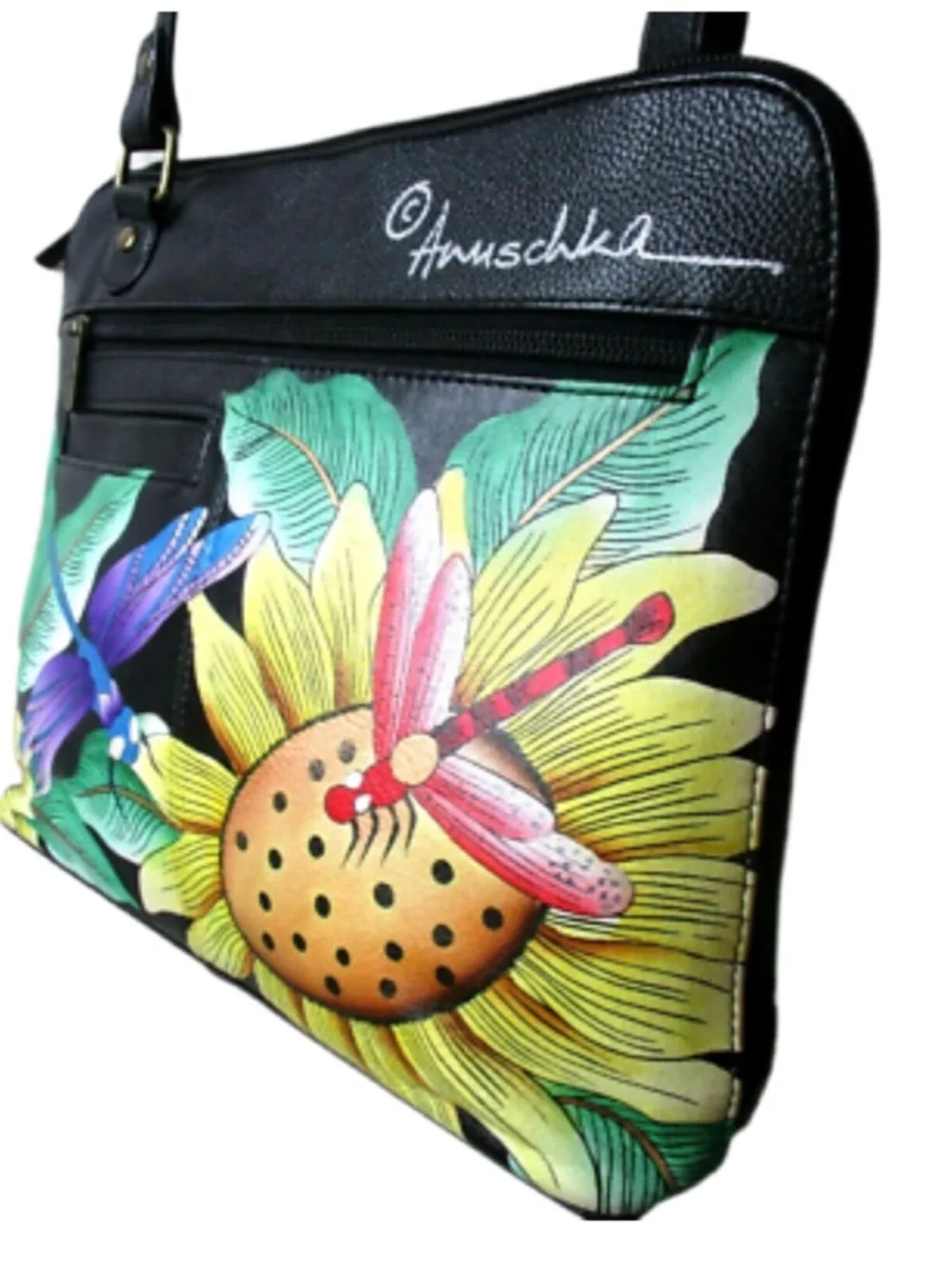 Anuschka EUC Leather Crossbody
Tuscan Paradise Black
Medium Hand Painted Bag - Picture 2 of 16